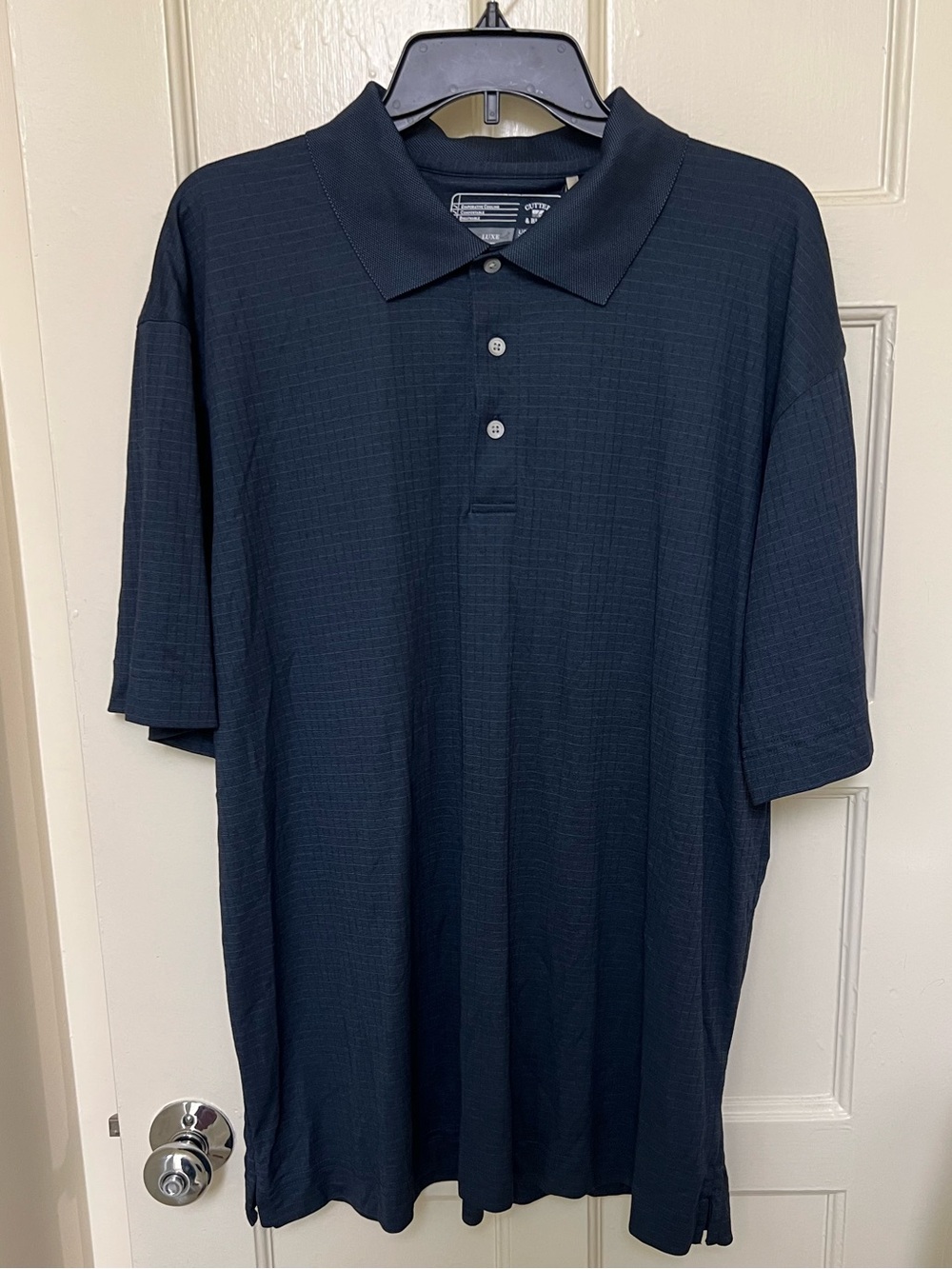 CB Dark Gray Polo Shirt DryTecLuxe- Classic Short Sleeve